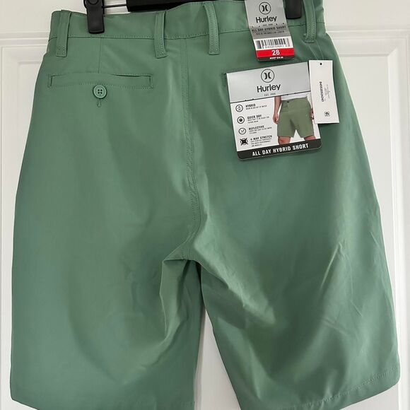 Hurley Green All Day Hybrid Board Shorts Men’s 28 New Surf Swim - Picture 4 of 4